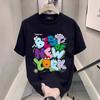 Trendy Brand Short-Sleeved Pure Cotton Men'S Printed T-Shirt Trendy Men'S And Women'S Versatile Round Neck T-Shirt Men'S