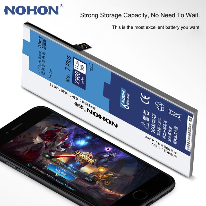 NOHON Battery For iPhone 6 7 8 Plus X XR XS XSMAX 11 Pro Replacement Original Capacity Polymer Mobile Phone Battery