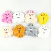 Cute Cartoon Animal Plush Hair Scrunchie, Large Fluffy Hair Tie Elastic Ponytail Holder for Women Girls