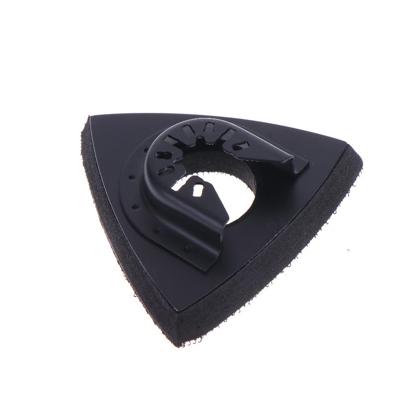 1 Stück 80/90/93 mm Klettverschluss Schnellwechsel-Oszillierende Schleifpapier-Löser Multi-Tool Klingen Oszillierendes Werkzeug Dreieckige Schleifpads