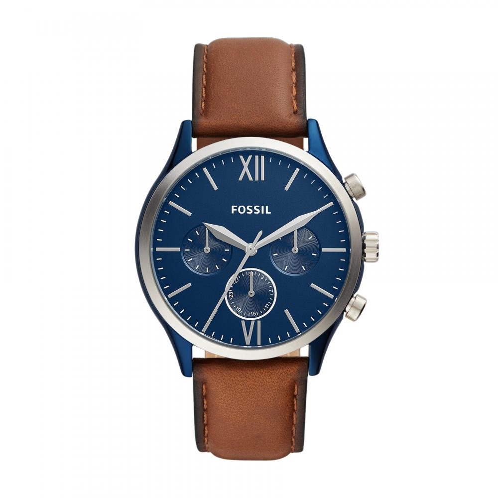 

Fossil Men s Fenmore Midsize Multifunction, Brown-Tone Stainless Steel Watch