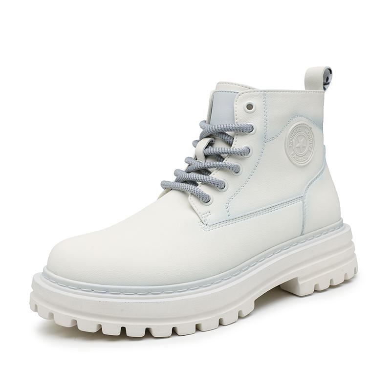 New Arrival Mens Motorcycle Boots Leisure Walk Man Ankle Boots Outdoor Desert Boots Botas Comfortable Leather Men High Top Shoes
