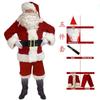 Santa Claus Clothing Santa Claus Costume Golden Velvet Christmas Suit Holiday Classic Performance Clothing