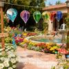1PC Wind Turning Random Color Hot Air Balloon Rotating Colorful Wind Spinners Rainbow Plastic Material Wind Strips Picnicking