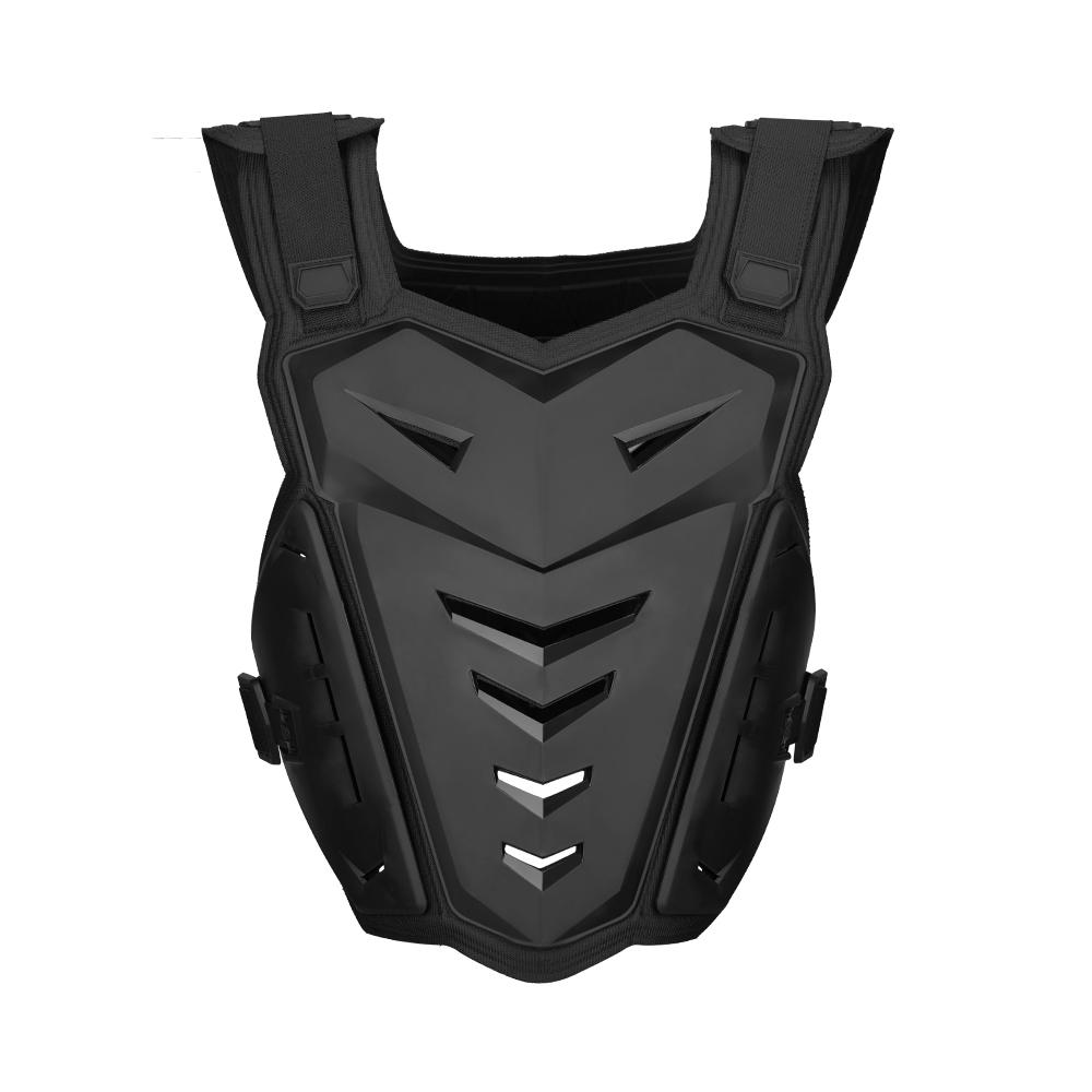 

HEROBIK Motocross Body Armor Motorcycle Jacket Motocross Moto Vest Back Chest Protector Off-Road Dirt Bike Protective Gear MC1021-Black