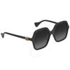 Gucci Grey Square Ladies Sunglasses Gg1072s 001 56