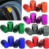 4Pcs Tire Valve Stem Caps Decorative Tires Accessories Aluminum Alloy Nipple Wheel Caps Cars Motorcycles Bicycle Cover Dustproof