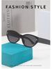 Stylish Retro Metal Cat-Eye Sunglasses for Women – High-End Fashion Brand