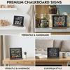 Wooden Base Small Blackboard for Kids' Painting & DIY Display