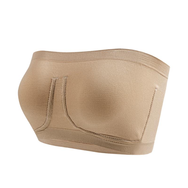 Strapless Wireless Bandeau Bra