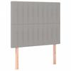 Vidaxl Bed Frame Without Mattress, Light Gray, 120X200 Cm, Upholstered