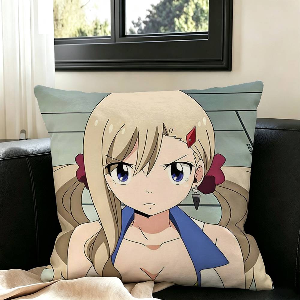 EDENS ZERO anime Pillow Case Square Double-Sided Sofa Cushion Cover Bedroom Bedside Pillow