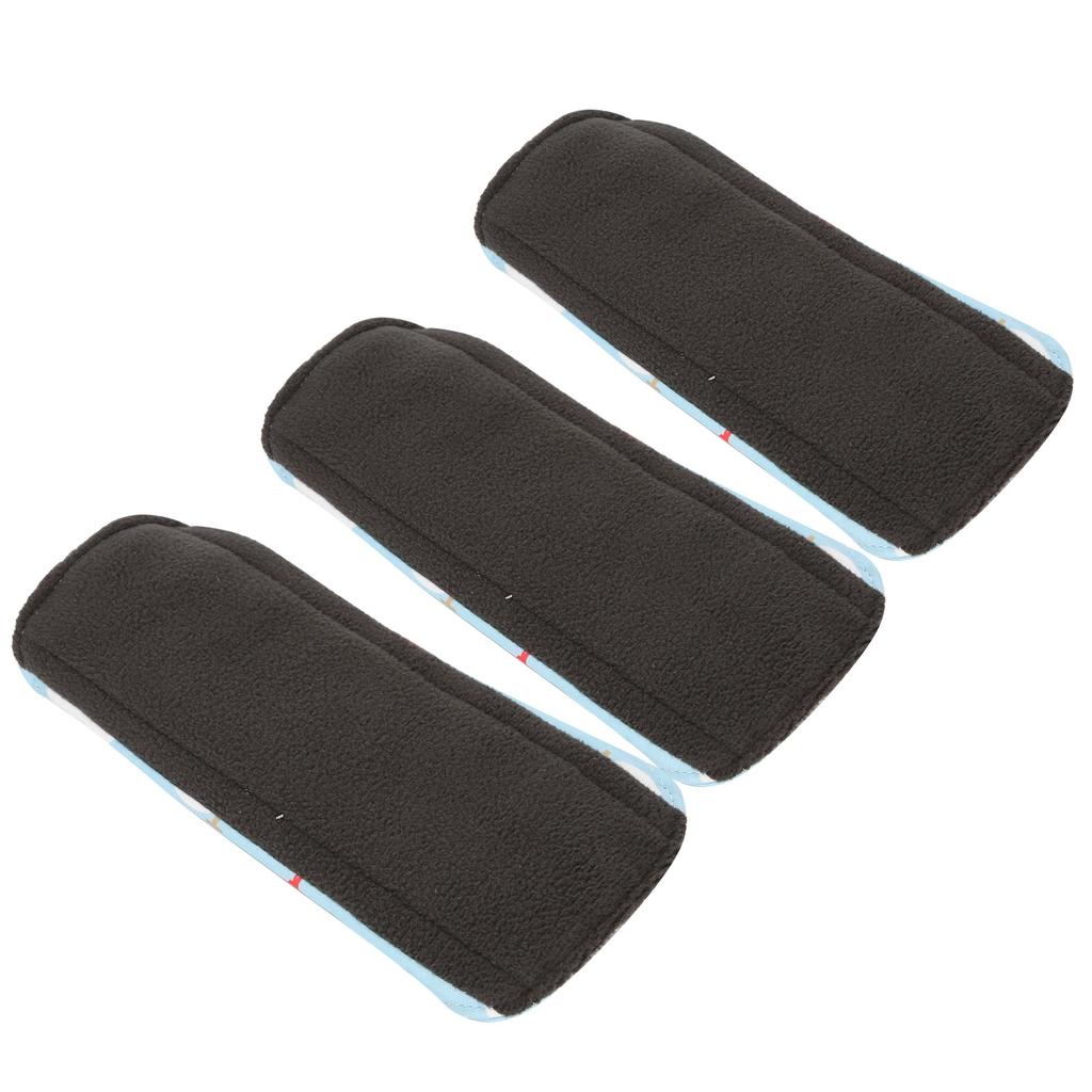3 Stück Stoff-Hygienebinden Waschbare Wiederverwendbare Hygienebinden Einlagen Menstruations-Saugfähige EinlagenN41
