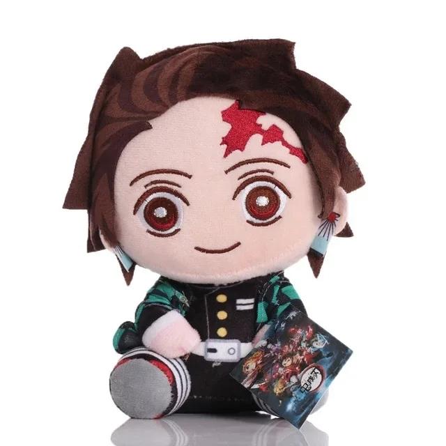 Demon Slayer Plush Stuffed Toys Tsugikuni Yoriichi Michikatsu Akaza Cartoon Anime Figure Doll Children Birthday Gift s Cuddly Fluffy Huggable Kawaii