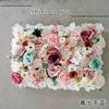 Artificial Flower Flower Wall Three-dimensional Background Wall Wedding Decoration Rose Silk Cloth Modern Home Decoration Part