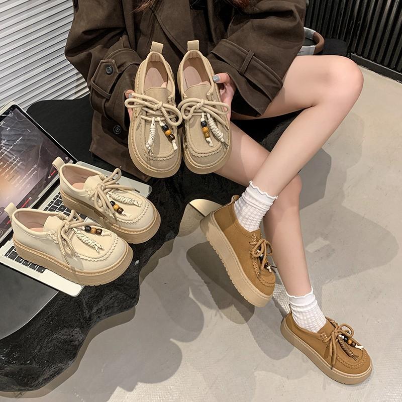 Fashion 2025 Designer Shoes for Woman Footwear Autumn Soft Loafers with Fur Slip-on Dress Fall Slip on Moccasin Floc Zapatillas De Mujer
