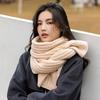 Thick, Chunky Knit Long Warm Scarf for Women and Men, Suitable for Travel and Office Use, Made of Cashmere for Winter Warmth.