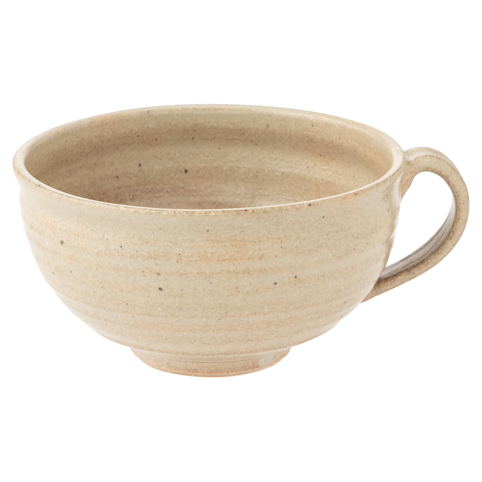 

Суповая чашка Marui Seito Shigaraki Ware Hechimon, вместимость 440 мл, бежевая, 3-4416