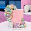 56 PCS Ball Cake Picks Colorful Ball Shaped Cake Topper Pearl Balls Cupcake Cake Insert Topper for Birthday Party Wedding Decor