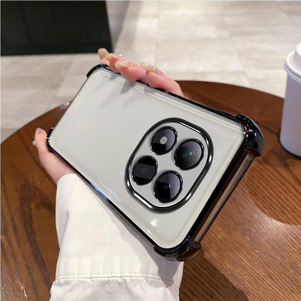 Case for Xiaomi Redmi Note 15 Pro+,Pro 5G,Pro 4G,POCO M8 Pro 5G Electroplated Color Border Clear Phone Casing Cover