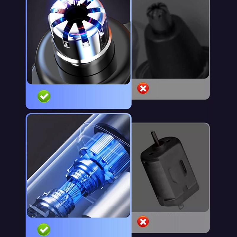 Portable Electric Nose Hair Trimmer Usb Charging Nose Ears Hair Eyebrow Trimmer For Men Rechargeable Painless Setelectric Hair T