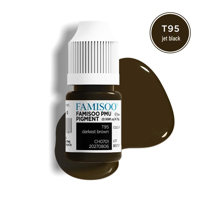 ResAP Long-Lasting Beauty Eyebrow Tattoo Pigment - Concentrated Liquid for Natural-Looking Brows, No Red or Blue Tones