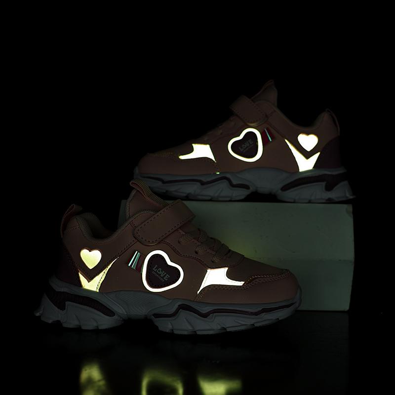 2025 Autumn Children Sneakers Casual Shoes for Girls Pink Comfortable Leather Running Sports Kids Girl Flat Breathable Shoes