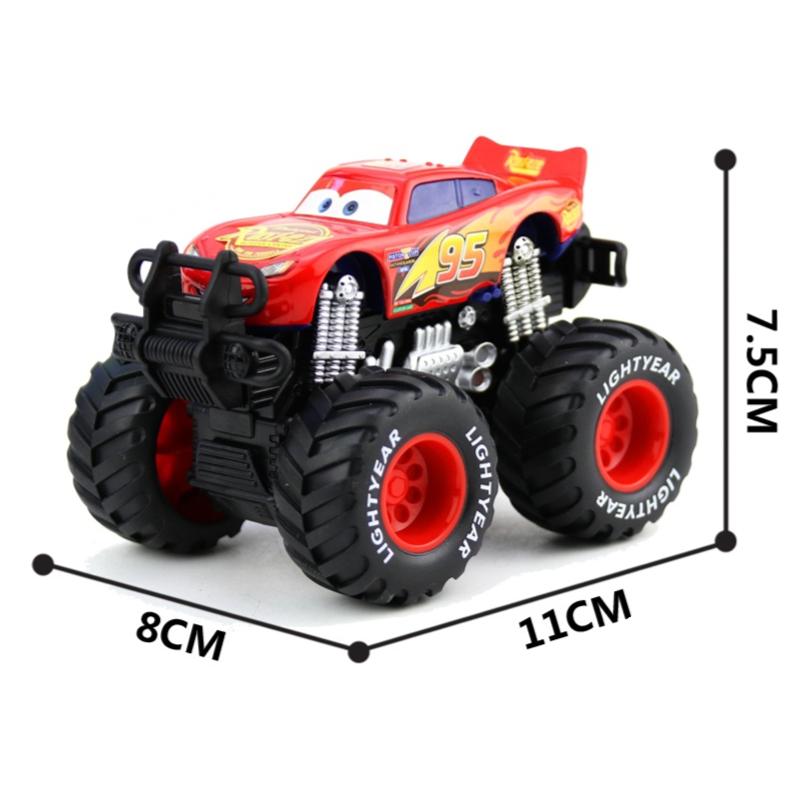 Cars Lightning McQueen SUV Black Storm Jackson Cruz Mater Big Wheel Offroad Metal Cars Toy Kids Christmas Gifts