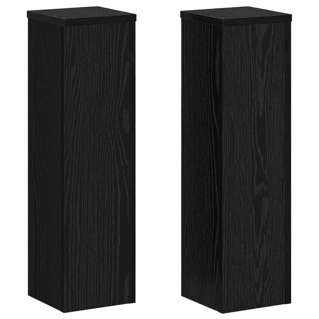 2 Pieces of living room decorative racks, entrance display rack, garden plant rack 17 x 17 x 60 cm