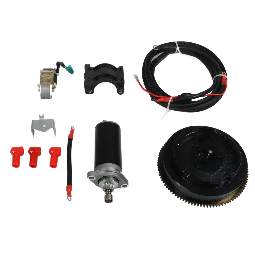 Outboard Motor Electric Start Kit 682 81800 12 Flywheel Rectifier Relay Switch Coil Conversion Kit