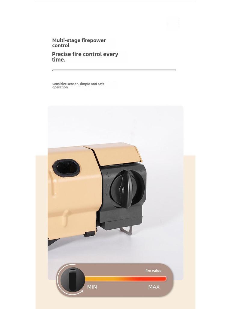 Portable Foldable Windproof Gas Camping Stove with Magnetic Ignition