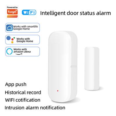 Tuya/Zigbee Inteligentní WiFi Magnetický senzor dveří Otevřeno Zavřeno Detektor Smart Life Ovládání aplikací Oznámení Kompatibilní s Alexou Google