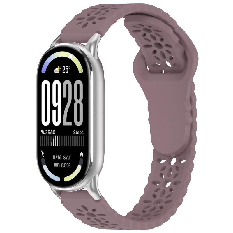 Silicone Strap for Xiaomi Mi Band 10 9 8 NFC Sport Rubber Bracelet Wristband Correa Xiaomi Smart Band 8 9 10 NFC Accessories