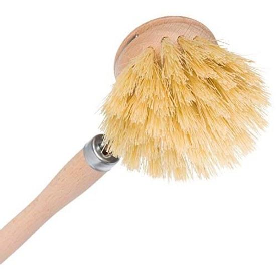 Redecker Handle Kitchen Brush / Plant Fiber Size S (Plant Bristles)