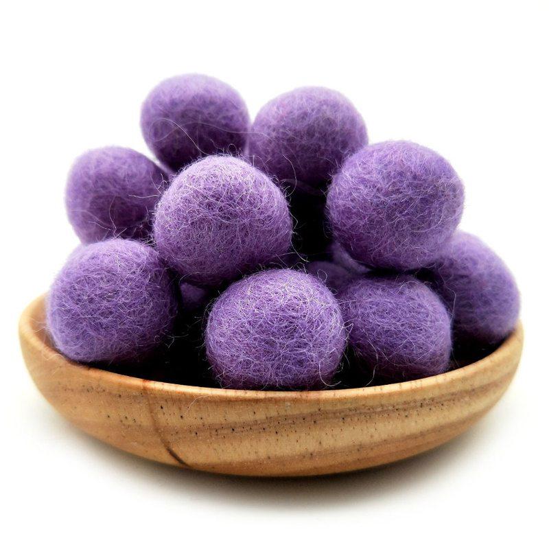 Wool Felt Ball DIY Pompons 10PC Earrings Accessories Colored Fur Ball Handmade Christmas Woolen Yarn Ball 1.5cm