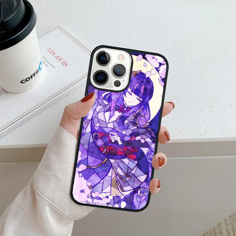 Genshin Impact RAIDENSHOGUN Phone Case For iPhone 17 Air 16 pro max 15 14 plus 12 13 Shell Cover coque