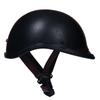 Motorcycle Helmet Vintage Black Half Helmet 54-60cm Retro Motorcycle Helmets Shell Helm Matte Motorcycle Protection