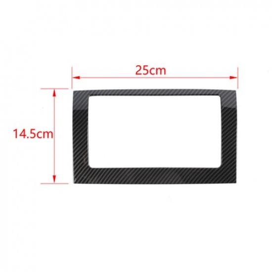 Kohlefaser Mittelkonsolen-Aufbewahrungsbox Abdeckung Blenden Zierrahmen Für Dodge Nitro 07-12