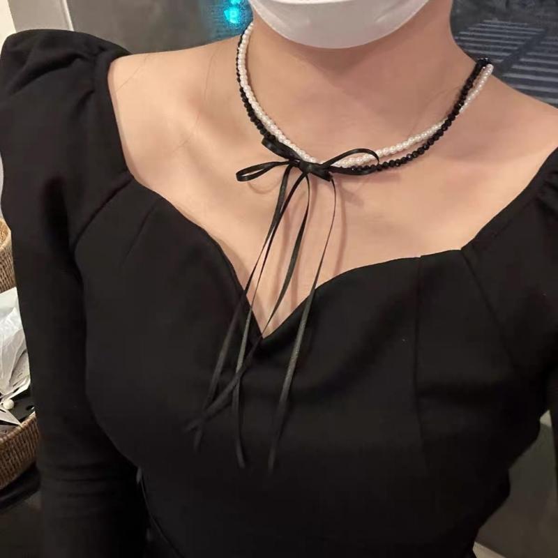 Pendant Necklace Trendy Neck Jewelry Double Layer Necklace for Any Occasions