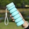 Retractable Folding  Silicone Water Bottle Leak Proof Foldable Drinking Cup  Outdoor Travel