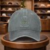 Une Casquette de Baseball Élégante avec un Imprimé Fléchettes Parfaite pour les Sorties Décontractées Ce Chapeau à Visière Plate Réglable Convient à Toutes les Saisons A