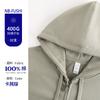 Grams Heavy Soft Silver Fox Fleece Hooded Metal Zipper Sweater Fleece Warm Cardigan Jacket Women's Brand