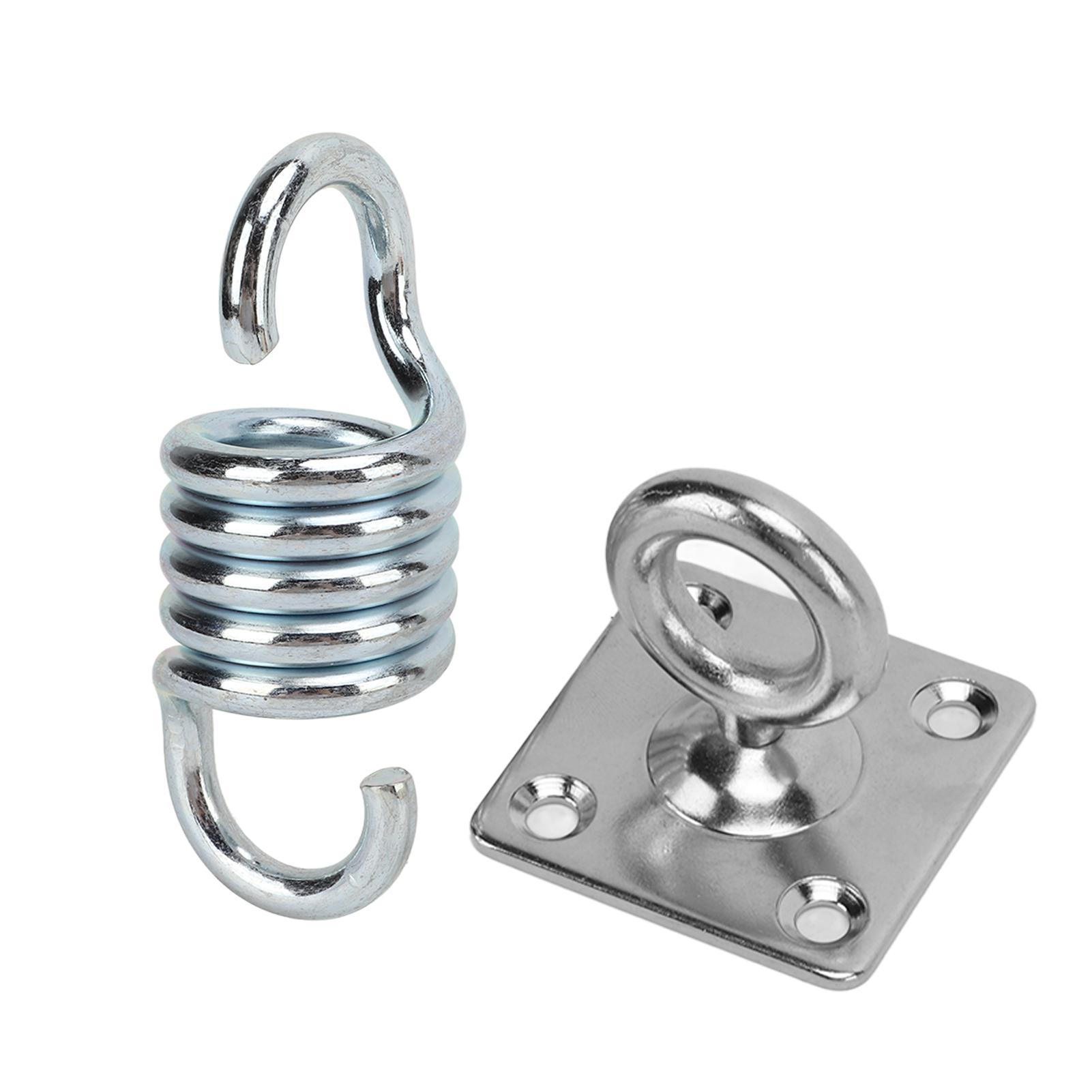 Stainless Steel Hammock Bracket Suspension Hook Swing Hanger Buckle Ceiling Mount Kit