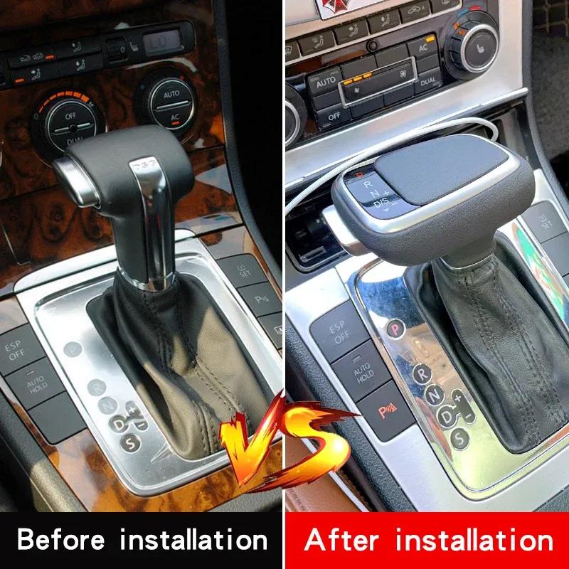 Perilla de Palanca de Cambios Mango de Palanca de Cambios Automática Para VW Volkswagen Golf 5 Jetta MK5 T5 Sagitar Cc Tiguan Passat B6