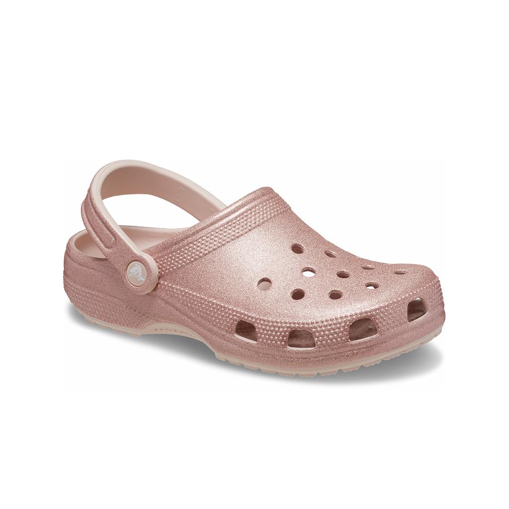 Crocs EVA Classic Clogs Shine Sandals Women's Pink