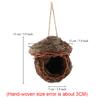 Ručně pletená ptačí hnízdní klec pro papouška, křečka, malé domácí mazlíčky, zvířata, klec, domácí závěsná dekorace