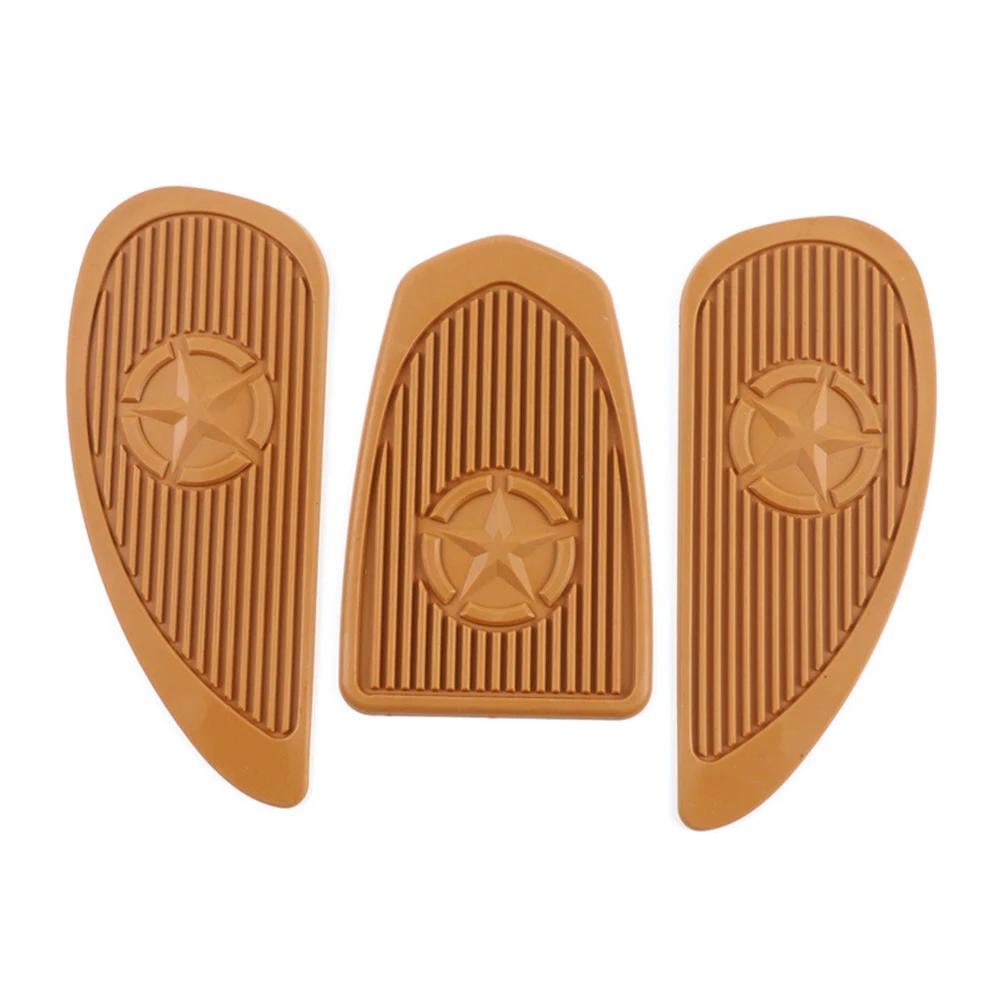 Univerzální motocyklová palivová nádrž Cafe Racer, chránič boční palivové nádrže, nálepka na kolena, chránič rukojeti, vintage boční panely pro Honda Yamaha