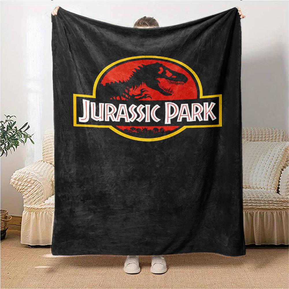 Jurassic Park Adventure Blanket Soft Throw Blanket For Home Bedroom Bed Sofa Travel Office Solid Christmas Blanket