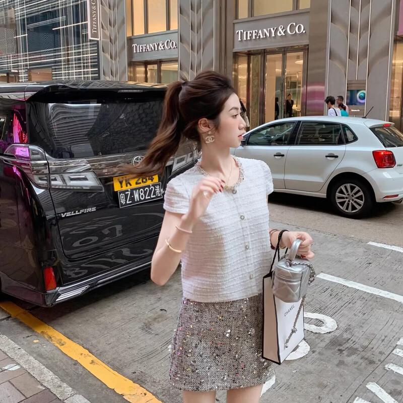 Женская элегантная короткая летняя куртка S