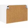 Wall Mounted Cabinet with Door 2 pcs Concrete Grey and White 60 x 31 x 40 cm
